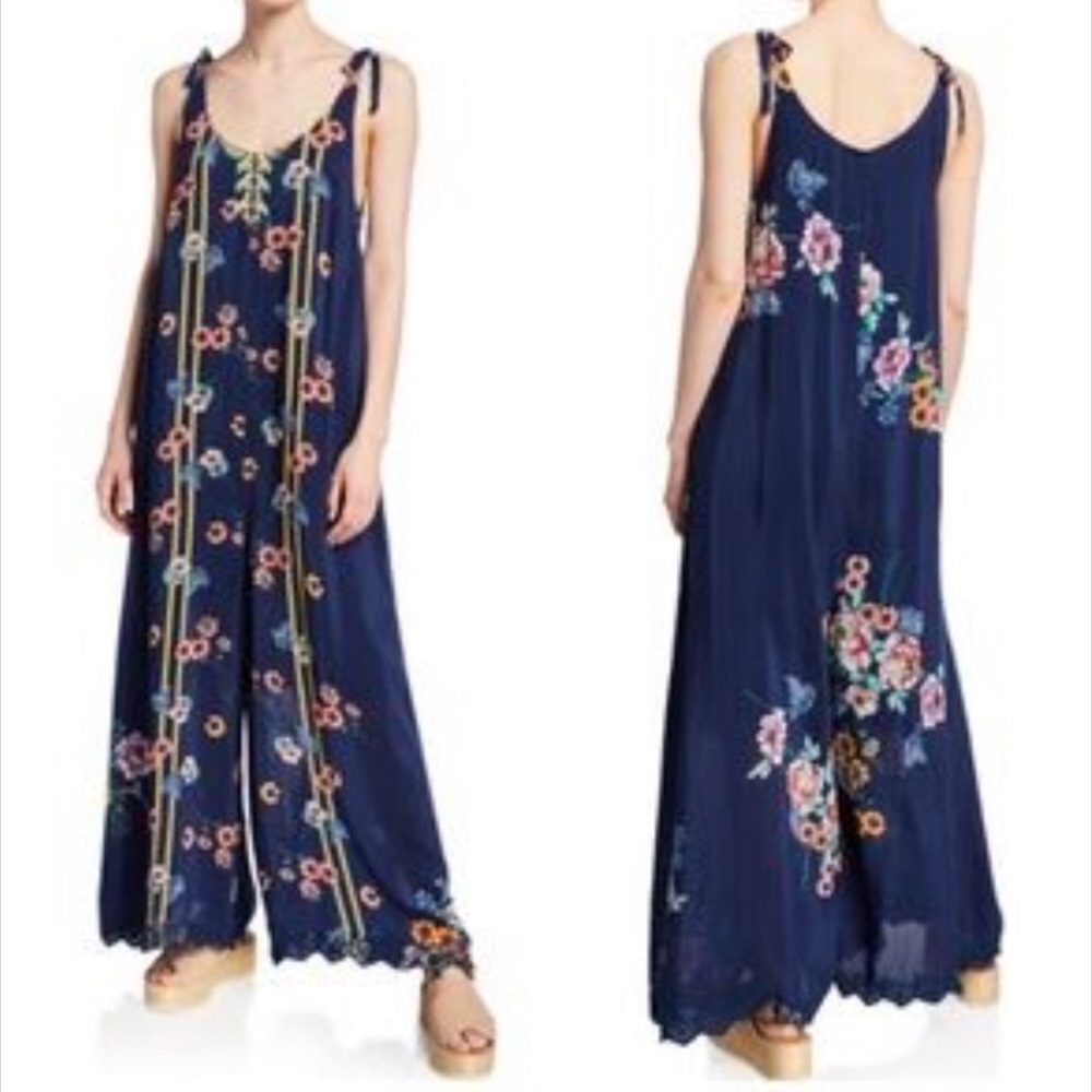 Johnny Was Zaiko floral print jumpsuit - Picture 6 of 6